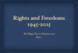 Rights and Freedoms Part 2