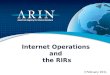 Internet Operations and the RIRs