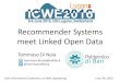 Tutorial - Recommender systems meet linked open data - ICWE 2016 - Lugano - 07 June 2016 v1.1