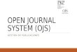 Open journal system (OJS)