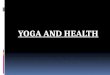 Yoga and health