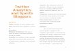 Twitter analytics for sports bloggers