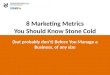 8 marketing metrics you should know stone cold but probably don't