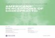 Gallup-Palmer College of Chiropractic Inaugural Report: Americans' Perceptions of Chiropractic