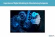 Digitant | Importance of Digital Marketing for Manufacturing Companies