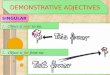 Demonstrative adjectives slides