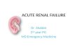 Acute renal failure(Emergency Medicine)