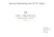 Marketing mix of itc hotel