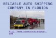 Heavy equipment shipping company