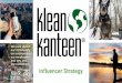 Klean Kanteen influencer campaign
