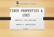 Fiber properties & uses