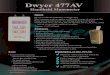 Dwyer's 477AV Handheld Digital Manometer