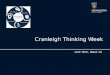 Cranleigh Thinking Week (13-18 March)