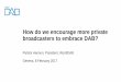 How can we encourage more private broadcasters to embrace DAB?