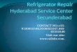 Refrigerator repair Hyderabad service center secunderabad