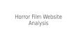 Horror Film Website Analysis