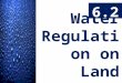 ECOLOGY: CHAPTER 16 :Water regulation on land