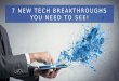 7 New Tech Breakthroughs You Need To See!
