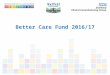 Sheffield's Better Care Fund 2016/17