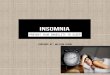 Insomnia (prevent your sleeplessness)