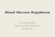 Blood glucose regulation