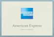 American Express - Company Report