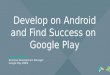 Develop on Android & Find Success on Google Play | Matteo Vallone