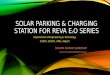 Solar Parking & Charging Station for Reva E2O series