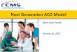 Open Door Forum: Next Generation ACO Model - Overview and LOI Information
