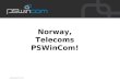 Presentation about Norway, Telecom and PSWinCom at Ciklum Minsk Speakers corner