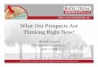 What Are Our Prospects Are Thinking Right Now   Michael Starke, Vp Of Research