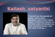 PPT on kailash Satyarthi Made by Group 3, XI A