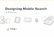 Designing Mobile Search: A workshop for eBay Classifieds Group