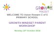 Parent info growth mindset