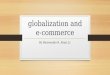 Globalization and e commerce