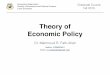 Economic policy course
