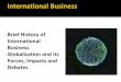 Brief History of IB and Globalization