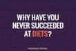 Why have you never succeeded at diets?