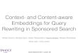 Context- and Content-aware Embeddings for Query Rewriting in Sponsored Search
