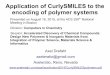 Application of CurlySMILES to the encoding of polymer systems