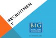 Recruitment Overview By Big Pharma