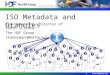 Granules and ISO Metadata