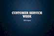 Hakika marketing customer service week 2016 report