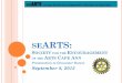 seARTS Overview Presented to Gloucester Rotary 9-8-15