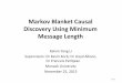 Markov Blanket Causal  Discovery Using Minimum  Message Length