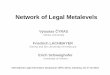 Network of Legal Metalevels. IRIS 2016