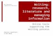 Academic Writing: using online tools