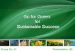 Green Products and Small Businesses