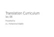 Translation curriculum 006-w