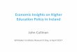 2017.04.06 Economic Insights on Higher Education Policy in Ireland